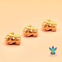 ราคา ปี่เซียะเด็ก✨เงินแท้ 99.9% ชุบทอง✨งานฮ่องกงDIY 14 mm. (2126720903)
