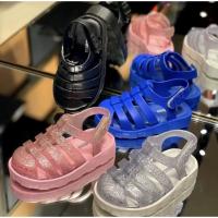 ราคา รองเท้าแตะสไตล์โรมันสำหรับเด็ก Melissa Baotou (50855860397)