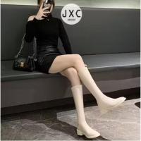 ราคา รองเท้าบูทยาวPUสีขาว size 39 (58101022740)