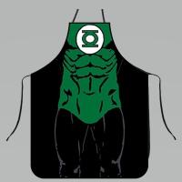 ราคา พร้อมส่งจากไทย ผ้ากันเปื้อนลาย Size เล็ก super hero No.8 Green lantern (24203837323)