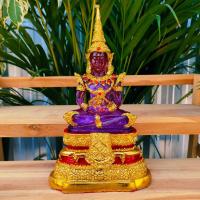 ราคา พระแก้วมณีโชติ สีม่วง หน้าตัก5นิ้ว บูชาแล้วเปรียบเสมือนแก้วมณีรัตนะที่สามารถขอพรได้เหมือนแก้วสารพัดนึก T (22832135853)