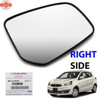 ราคา แผ่นกระจกมองข้าง เลนส์กระจกมองข้าง รุ่นมีไฟเลี้ยวและไม่มีไฟเลี้ยว genuine สีโครเมี่ยม สำหรั Mitsubishi Mirage Attrage ye (46000188133)