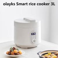 ราคา Olayks หม้อหุงข้าวไฟฟ้า หม้อหุงข้าวแรงดันสูง ขนาดเล็ก 3 ลิตร อเนกประสงค์ 2-3 คน (24517325414)