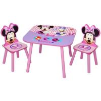 ราคา Delta Children Table & Chair Set, Disney Minnie Mouse ชุดโต๊ะ เก้าอี้ไม้เขียนหนังสือ ลาย มินนี่เม้าส์ ลิขสิทธิ์แท้ (679257459)