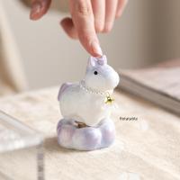 ราคา ✮เจ อิงเต๋อเจิน ระเบิดกับคริสตัลลีนเคลือบเปิดม้าปีม้าน่ารักชาสดสัตว์เลี้ยงเครื่องประดับรถ (53705620599)