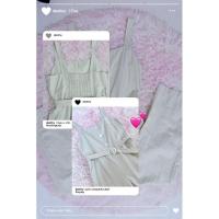 ราคา ส่งต่อเสื้อผ้า with it | จั๊มสูท ขายาว สม็อคหลัง (24551961955)