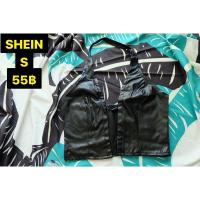 ราคา เสื้อหนังSHEINสีดำคล้องคอ (10828438293)