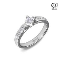 ราคา Zilvy - แหวนหญิงเพชรน้ำร้อย 0.20 กะรัต (GR1074) (8826082326)