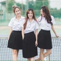 ราคา กระโปรงนักศึกษา พลีท ตะขอ ร้านนิสิต nisit (1289471680)