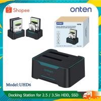 ราคา Onten UHD6 USB 3.0 to SATA I / II / III Dual Bay External Hard Drive Docking Station for 2.5 / 3.5in HDD, SSD (25761852015)