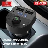 ราคา Earldom ET-M29 บลูทูธในรถยนต์ ตัวส่งสัญญาณเสียงผ่านคลื่น FM ในรถยนต์ บลูทูธรถยนต์+ที่ชาร์จมือถือ (20482366595)