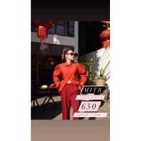 ราคา Mitr เสื้อเชิ้ตสีแดง (6867493449)