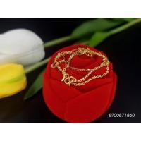 ราคา สร้อยคอโซ่คั่นเม็ดกลม 2สลึง 18นิ้ว BT100871860 (20993442578)