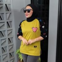 ราคา KATUN OVERSIZE MICKEY MOUSE เสื้อยืดสําหรับผู้ใหญ่ผู้หญิง JUMBO ใหม่ล่าสุด MICKEY DISNEY เสื้อยืด FST ผ้าฝ้ายผู้หญิง 3/4 ผ้า (42570606785)
