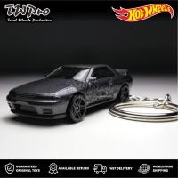 ราคา GANTUNGAN HOT WHEELS KEYCHAIN Nissan Skyline GT-R R32 - KEYRING - พวงกุญแจ - CUSTOM - ล้อรวม (48803262375)