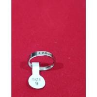 ราคา แหวน เบอร์ 9 แหวนเงินเกลี้ยง แกะลาย I know สแตนเลสแท้ ของขวัญแทนใจ น่ารัก ๆ สินค้าลดราคา เคลียร์สต๊อก (28556995194)