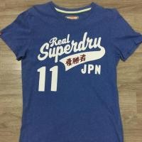 ราคา เสื้อยืด superdry สีน้ำเงิน size M ของแท้ 100% (2876429505)