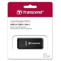 ราคา Transcend EXTERNAL CARD READER USB 3.1 Gen1 ตัวอ่านการ์ดแบบพกพา ประกัน 2 ปี รุ่น TS-RDF5K (4049454363)