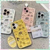 ราคา For IPhone 16 15 14 13 12 11 Pro Max XR XS Max 7 8 Plus เคส น่ารักชินจัง เคสโทรศัพท์การ์ตูน เคสไอโฟน13 เคสไอโฟนสวยๆ Case (43262578415)