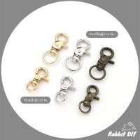 ราคา อะไหล่พวงกุญแจ ตะขอ ก้ามปู แบบมี ก้านยาว มี 2 ขนาด 3.2 / 4.5 ซม (แพ็ก 2 ชิ้น) (25608899933)