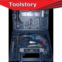 ราคา Bosch ชุดสว่านกระแทก 13มม. GSB13re พร้อมกล่องแข็ง Blue Color (6657369085)