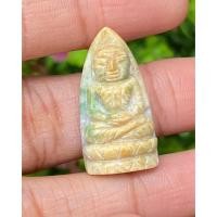 ราคา หยก 3 สี แกะสลัก หลวงปู่ทวด หยก พม่า แท้ (Burmese jadeite) (17572564169)