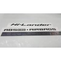 ราคา สติ๊กเกอร์แบบดั้งเดิมรถ ISUZU Hi-Lander ABS EBD-AIRBAGS ติดรถ แต่งรถ อีซูซู hilander sticker (7730604142)