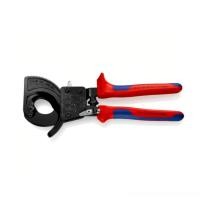 ราคา กรรไกรตัดสายเคเบิ้ลหรือสายไฟและลวด คีมตัดสายไฟ, (เฟืองล้อ) KNIPEX NO.95 31 250 Cable Cutters (ratchet action) (250mm.) (25593134184)