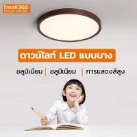 ราคา โคมพาแนล (ติดลอย) โคมไฟดาวน์ไลท์ ขอบลายไม้ 12W 18W 24W Downlight กลม / เหลี่ยม Panel LED สำหรับห้องนอน,ห้องครัว (24062149377)