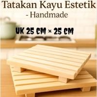 ราคา พาเลทจิ๋ว / จานรองแก้วไม้ความงาม _จานรองแก้วไม้อเนกประสงค์ (54205854891)