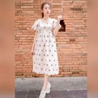 ราคา ✳มีเก็บเงินปลายทางชุดเดรสผ้าฝ้าย ชุดพื้นเมือง ชุดดอยผู้ใหญ่ ทรงเกาหลี (5410200404)