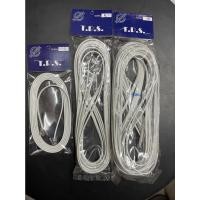 ราคา สายโทรศัพท์บ้าน 4 Core แบบแบน สีขาว พร้อมหัว RJ11 มีความยาว 1.8 , 3 , 5 , 10, 15 , 20 เมตร (13930274035)