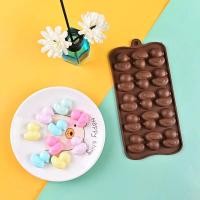 ราคา Cute Little Duck Baking Mold Chocolate Candy Pudding Mould Silicone Molds Baking Tool (27237221475)