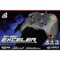 ราคา จอยเกมส์ Signo GP-660 EXCELER Joystick มีไฟที่ปุ่ม สาย USB For PC , Android (มือถือ) , Switch Joy Signo ประกันศูนย์ 2 ปี (18575215758)