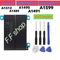 ราคา แบตเตอรี่ iPad mini 2 / iPad mini 3 A1512 A1489 A1490 A1491 A1599 6471mAh พร้อมชุดถอด ร้าน F.F shop (6766998743)