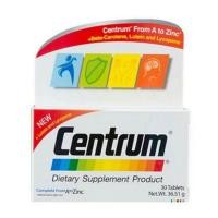 ราคา centrum วิตามินรวม บำรุงร่างกาย 30 เม็ด exp.9/2021 (8451894815)