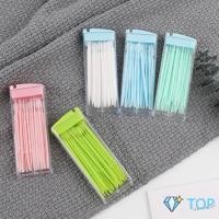 ราคา ไม้จิ้มฟันกล่องพลาสติก 2 ด้าน แบบซอง สีสันไม่เป็นอันตราย ครัวขนาดเล็กไม้จิ้มฟัน ไหมขัดฟัน toothpicks (14823590773)