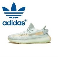 ราคา Adidas Originals Yeezy Boost350V2 Asia limited 'hyperspace' low Sports casual shoes for men and women in light blue (18094709646)