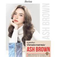 ราคา Berina A‌38 +‌ ‌A21‌ เบอริน่า สีย้อมผม ยาย้อมผม สีผมน้ำตาลประกายเทาหม่น (24619924973)