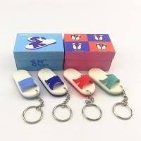 ราคา ไต้หวันรองเท้าแตะพวงกุญแจรองเท้าแตะสีน้ำเงินและสีขาวของจี้ตาวาห์ รองเท้าแตะจี้สีน้ำเงินและสีขาวเ (28056512478)