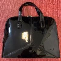 ราคา DKNY City กระเป๋าหนังแก้วทรงโดม มือสอง (3214935935)