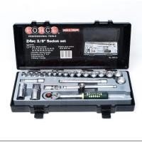 ราคา FORCE 3251-9 ลูกบล็อก ลูกบล็อค ลูกบล๊อก ชุดลูกบ๊อกซ์12เหลี่ยม 3/8" 24ชิ้น (3673558504)