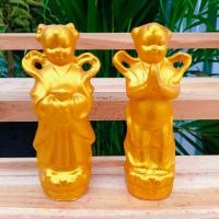 ราคา [nachariti]กิมท้ง เง็กนึ่ง ลูกศิษย์เจ้าแม่กวนอิม สีน้ำทอง สูง 15 ซม เหมาะถวายองค์เจ้าแม่กวนอิมเสริมบารมีโชคลาภให้สำเร็จ (16093914176)