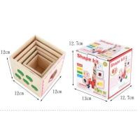 ราคา ของเล่นไม้พร้อมกล่องรูปหยดน้ําและจํานวนสําหรับเด็ก (26374851901)