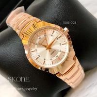 ราคา นาฬิกา SKONE(7003-003)ทองคุณภาพดี ทองชุบ ทองปลอม ทองไมครอน (4072048005)