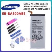 ราคา แบตเตอรี่ Samsung Galaxy A5 2015 a500 2015 SM-A500F A500F A500K SM-A500FU A5000 A5009 battery EB-BA500ABE 2300mAh แบต A5 (43314500235)