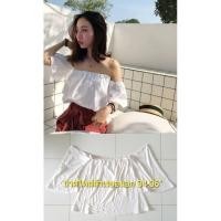 ราคา เสื้อเกาะอกต่อแขนผ้าเรยอนมือสอง (3848856040)