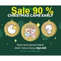 ราคา Sale 90 % สติกเกอร์ไลน์ อินโดนีเซีย ลด 90 % 10 เหรียญ สติ๊กเกอร์ไลน์ สติกเกอร์ไลน์ มีเสียง ดุ๊กดิ๊ก ป๊อปอัพ (6658317182)