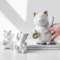 ราคา โมเดลแมว โมเดลแมวกวัก โมลเดลแมวสีขาว โมเดลสัตว์ โมเดลหมา โมเดลหมี (8956628498)