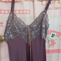 ราคา V.191 ชุดนอนผ้าแพรสตรีsecond hand สายเดี่ยวมือสอง size M รอบอก30-34นิ้วสภาพดี (25121248504)